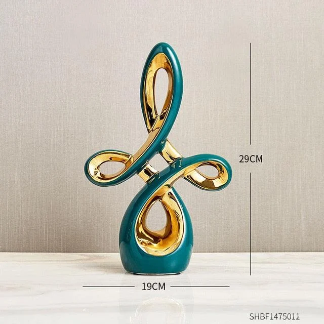 Ceramic Abstract Spiral Decor -  - #tag1#