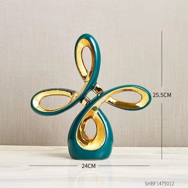 Ceramic Abstract Spiral Decor -  - #tag1#