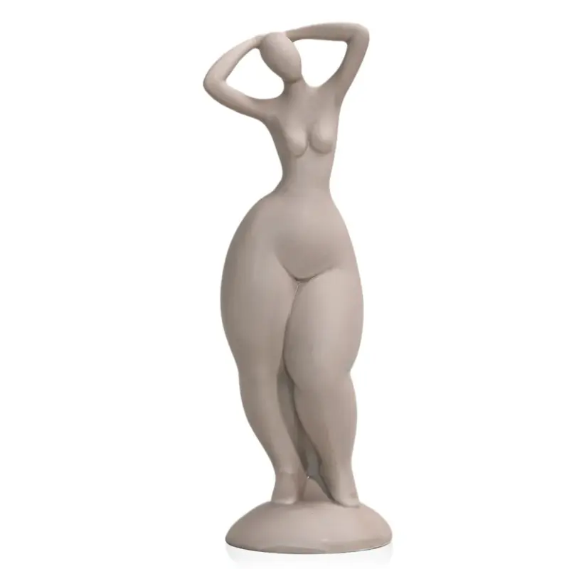 Ceramic Abstract Woman Art Figurine tag1