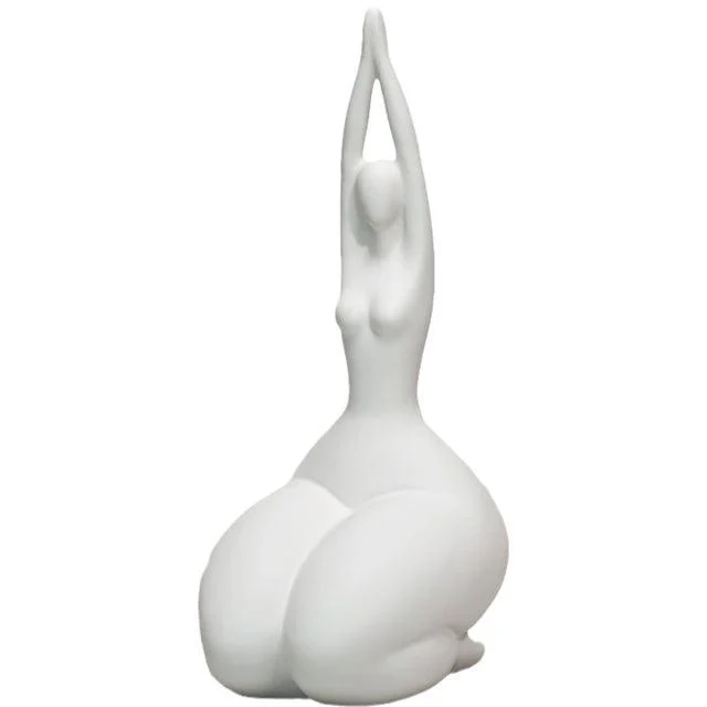 Ceramic Abstract Woman Art Figurine -  - #tag1#