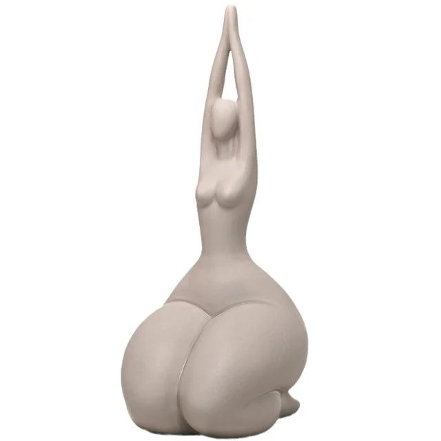 Ceramic Abstract Woman Art Figurine -  - #tag1#