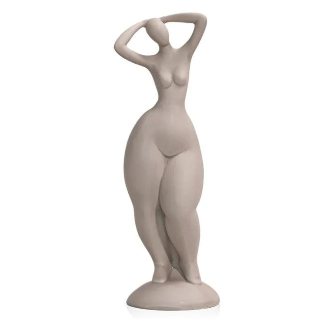 Ceramic Abstract Woman Art Figurine -  - #tag1#