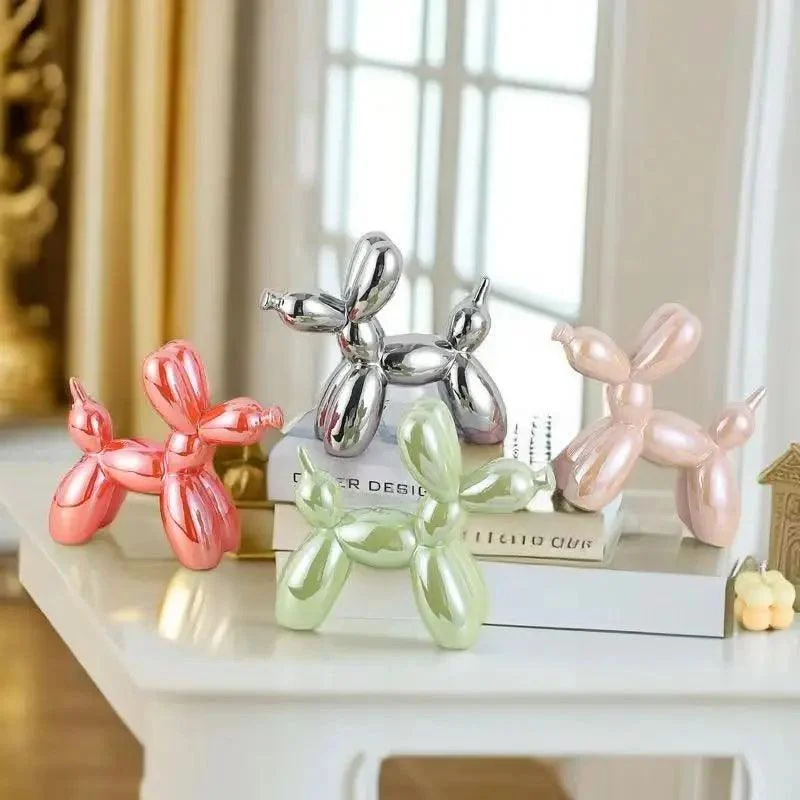 Ceramic Balloon Dog Abstract Ornament -  - #tag1#