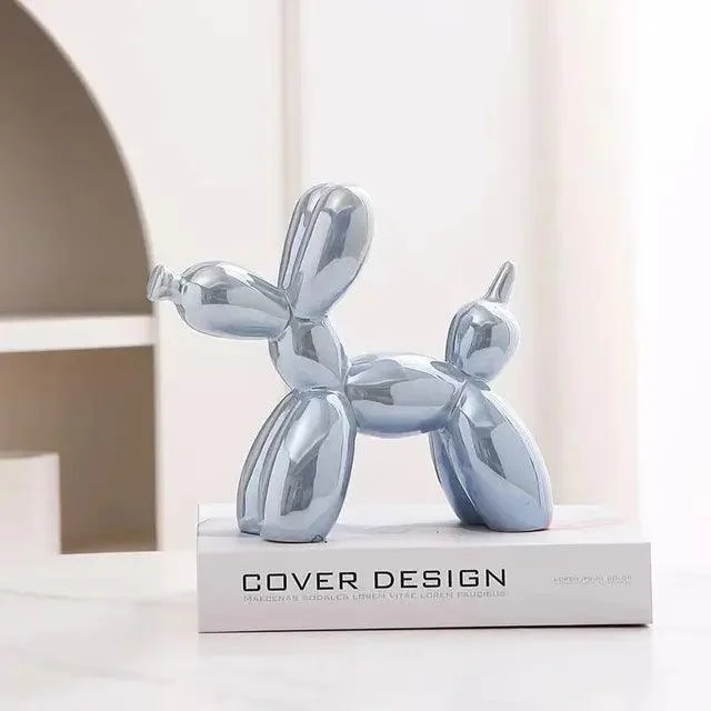 Ceramic Balloon Dog Abstract Ornament -  - #tag1#