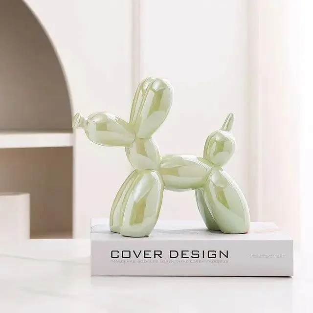 Ceramic Balloon Dog Abstract Ornament -  - #tag1#