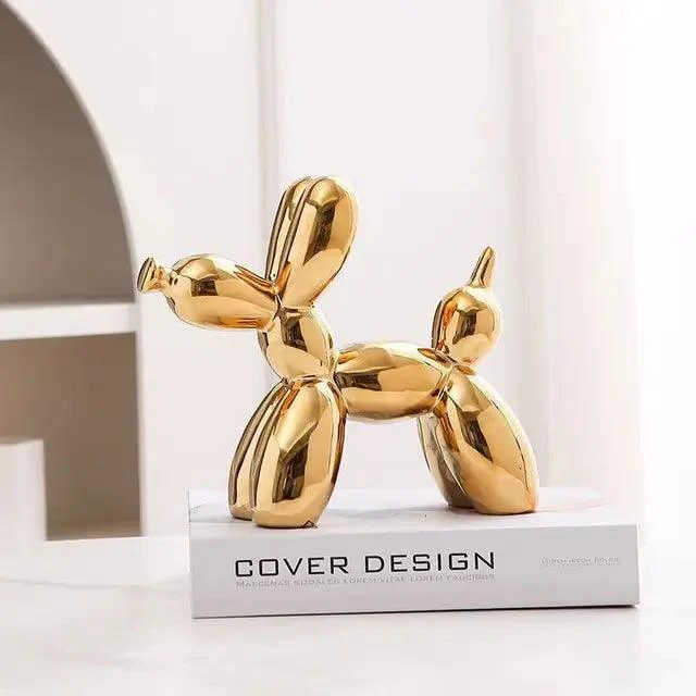 Ceramic Balloon Dog Abstract Ornament -  - #tag1#
