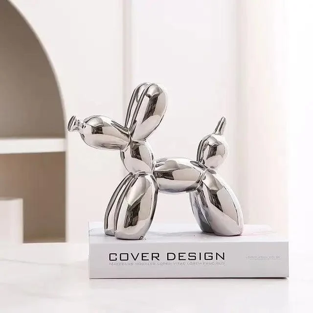 Ceramic Balloon Dog Abstract Ornament -  - #tag1#