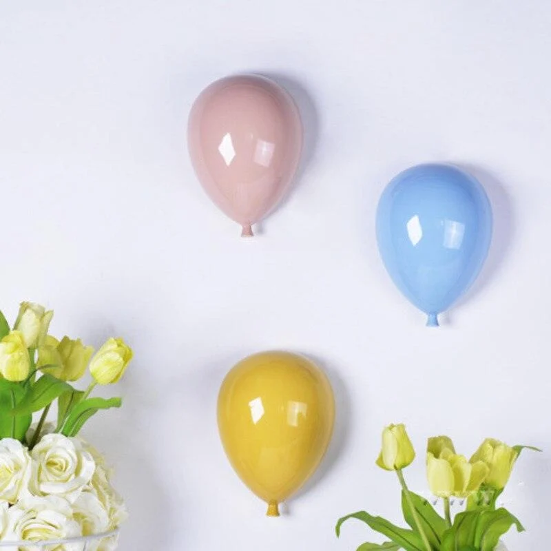 Ceramic Balloon Wall Hanging Ornament -