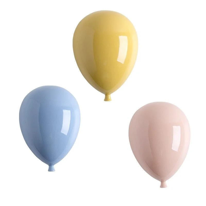 Ceramic Balloon Wall Hanging Ornament -