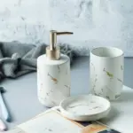 Ceramic Bathroom Accessory Set