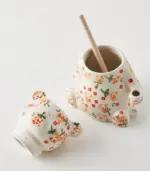 Ceramic Bear Honey Jar