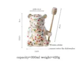 Ceramic Bear Honey Jar