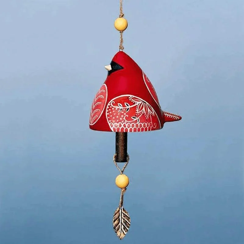 Ceramic Bird Wind Chime Song Bell Garden Yard Home Decoration -  - #tag1#