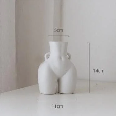 Ceramic Body Sculpture Flower Vase -  - #tag1#