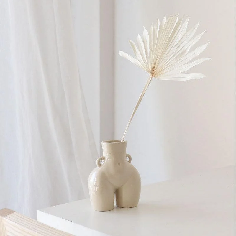 Ceramic Body Sculpture Flower Vase -  - #tag1#