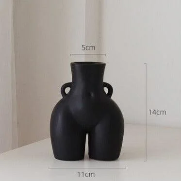 Ceramic Body Sculpture Flower Vase -  - #tag1#