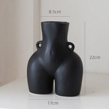 Ceramic Body Sculpture Flower Vase -  - #tag1#