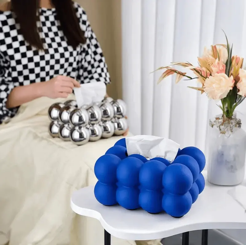 Ceramic Bubble Shape Tissue Box tag1