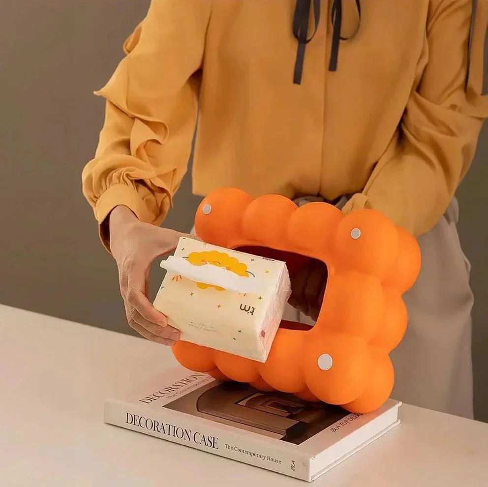 Ceramic Bubble Shape Tissue Box -  - #tag1#