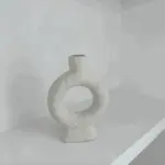 Ceramic Candle Holder Circle tag1