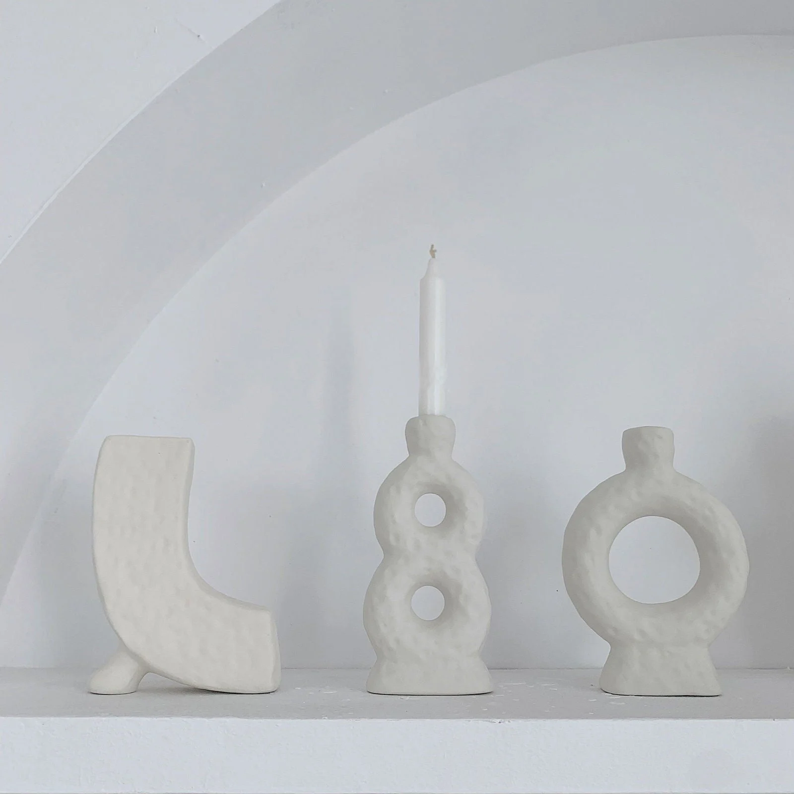 Ceramic Candle Holder Circle -  - #tag1#