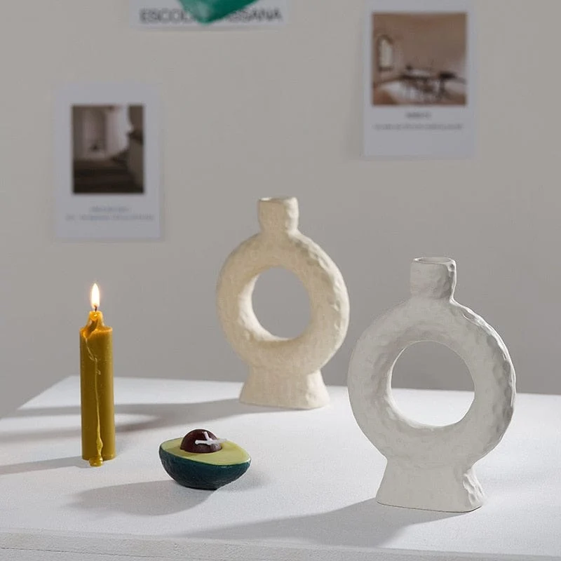 Ceramic Candlestick Holder -  - #tag1#