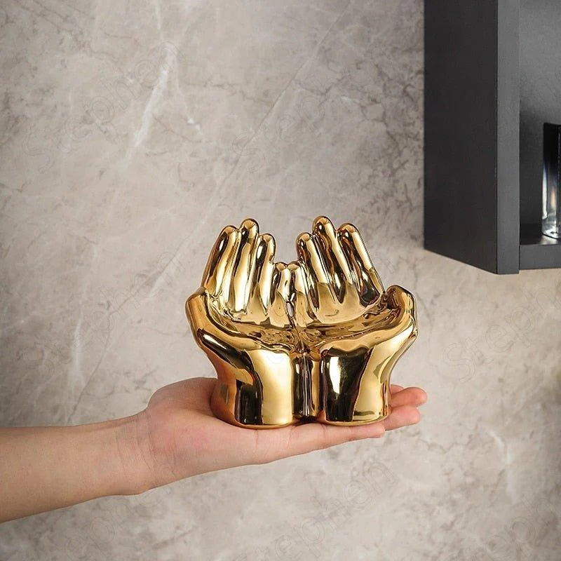 Ceramic Cartoon Palm Soap Holder -  - #tag1#