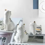 Ceramic Cat Vase Decor tag1