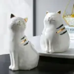Ceramic Cat Vase Decor tag1