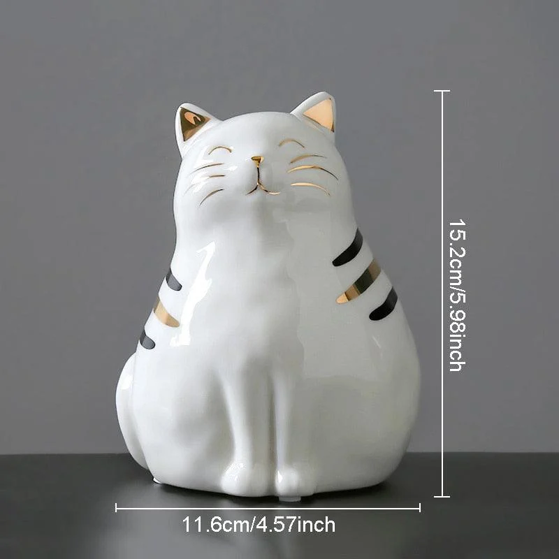 Ceramic Cat Vase Decor -  - #tag1#