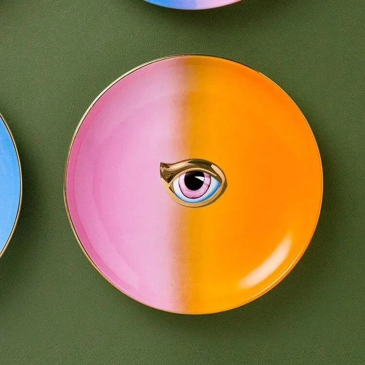 Ceramic Colourful Eye Jewellery Tray -  - #tag1#