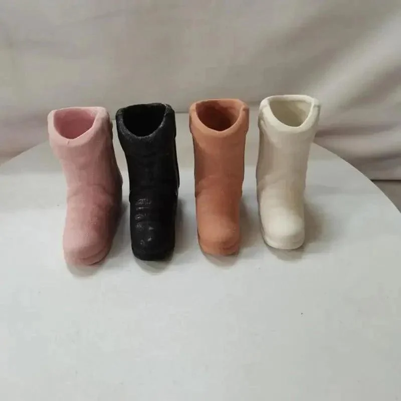 Ceramic Cowboy Boot Match Stick Holder With Striker -  - #tag1#