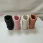 Ceramic Cowboy Boot Match Stick Holder With Striker tag1