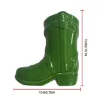 Ceramic Cowboy Boot Match Stick Holder With Striker tag1