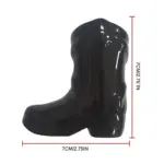 Ceramic Cowboy Boot Match Stick Holder With Striker tag1