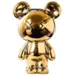 Ceramic Cross Eyed Bear tag1