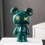 Ceramic Cross Eyed Bear tag1