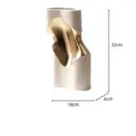 Ceramic Curved Vase tag1