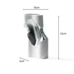 Ceramic Curved Vase tag1
