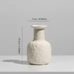 Ceramic Decorative Vase Nordic Style Beige tag1