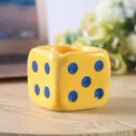 Ceramic Dice Shaped Ashtray tag1