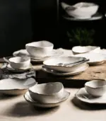 Ceramic Dinner Plates Tableware Handmade Dove tag1