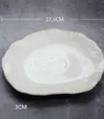 Ceramic Dinner Plates Tableware Handmade Dove tag1