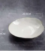 Ceramic Dinner Plates Tableware Handmade Dove tag1