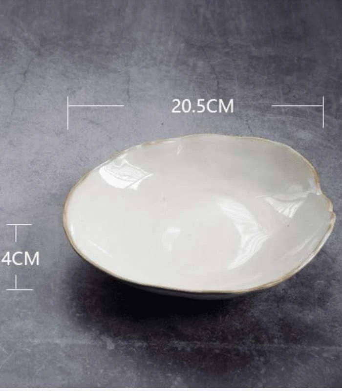 Ceramic Dinner Plates Tableware Handmade Dove -  - #tag1#