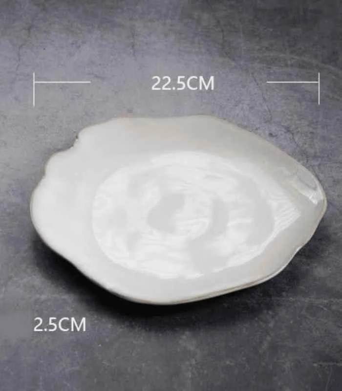 Ceramic Dinner Plates Tableware Handmade Dove -  - #tag1#