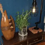Ceramic Disco Mirror Ball Planter Pot tag1
