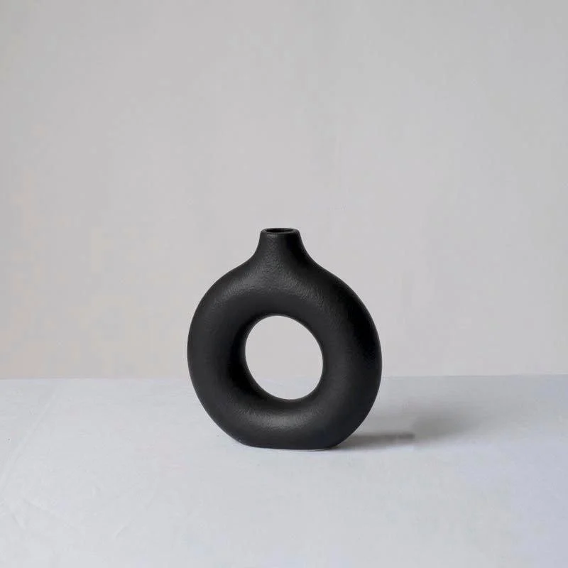 Ceramic Donut Vase -