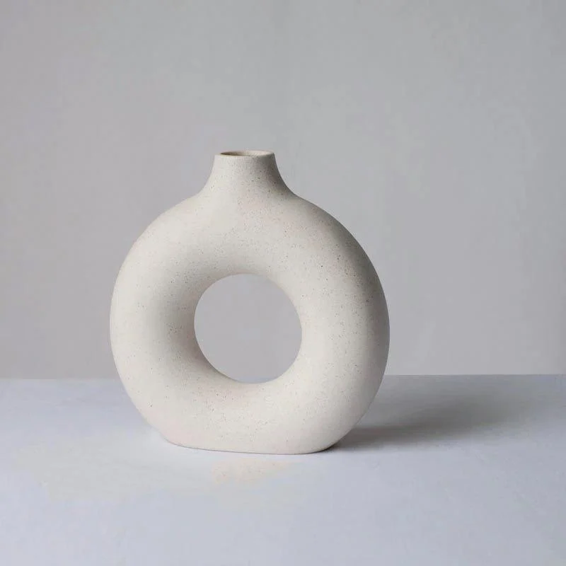 Ceramic Donut Vase -