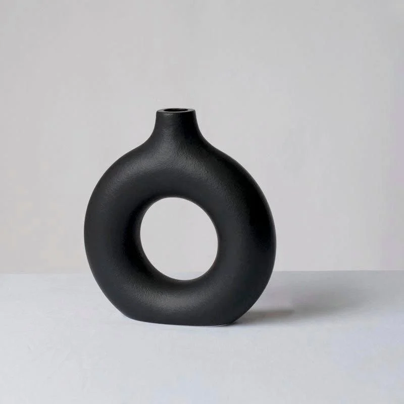 Ceramic Donut Vase -